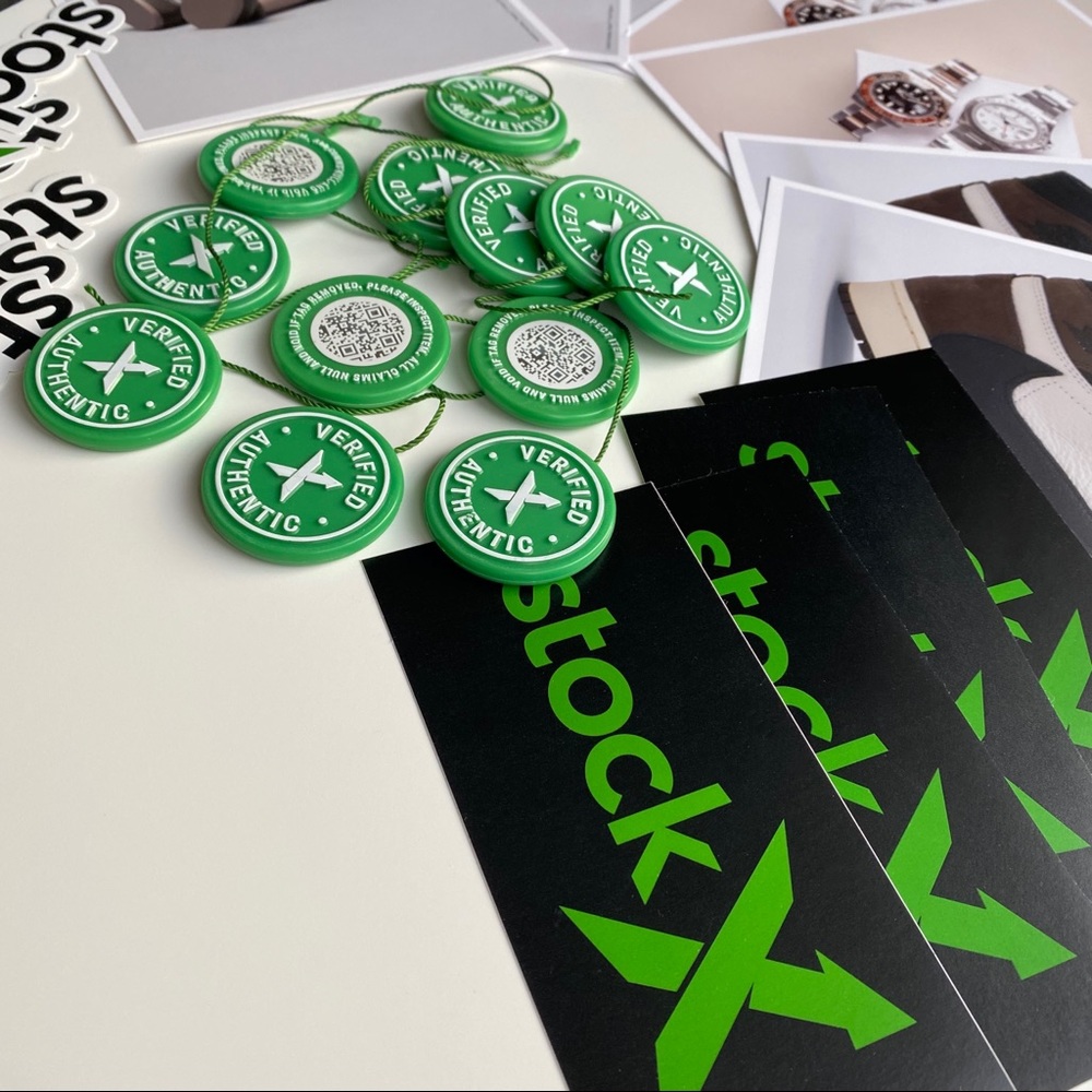Authentic UNCUT StockX Tag, Sticker, Card - Picture 2 of 7